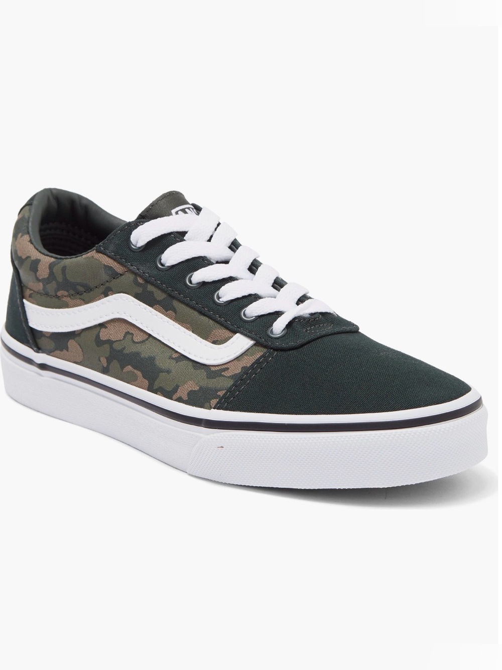 Vans Kids Ward Tonal Low Top Camo Sneaker